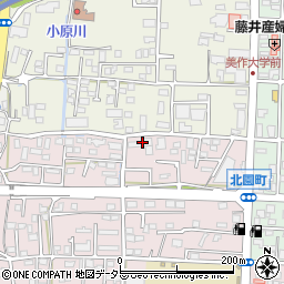 津山工業高寮周辺の地図