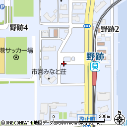 愛知県名古屋市港区野跡3丁目周辺の地図
