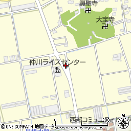 仲川ライスセンター工場周辺の地図