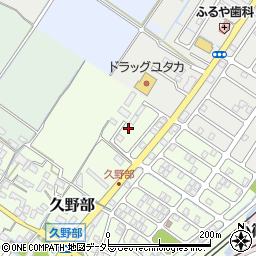 滋賀県野洲市久野部28周辺の地図