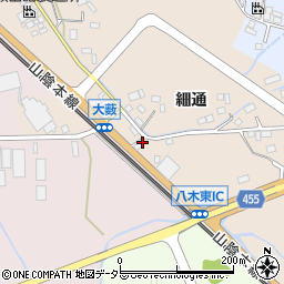 京都府南丹市八木町大薮生寿周辺の地図