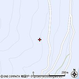 静岡県浜松市天竜区佐久間町戸口157周辺の地図