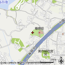 岡山県津山市総社周辺の地図