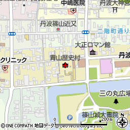 丹波篠山市立青山歴史村周辺の地図
