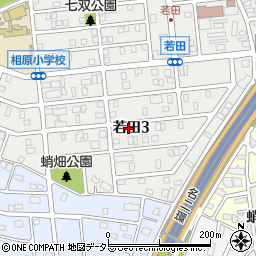愛知県名古屋市緑区若田3丁目周辺の地図