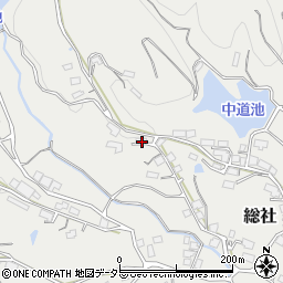 岡山県津山市総社1082-4周辺の地図