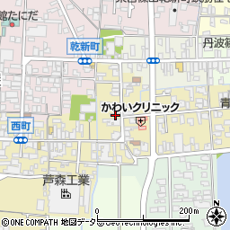 兵庫県丹波篠山市西町24周辺の地図