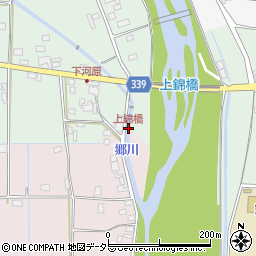 上錦橋周辺の地図