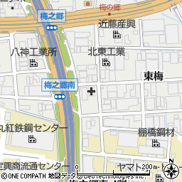 中田鉄工所周辺の地図