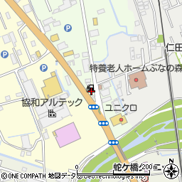 静岡県田方郡函南町間宮589周辺の地図