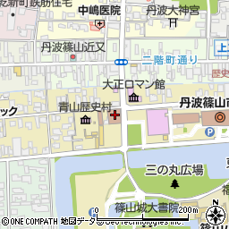篠山郵便局周辺の地図