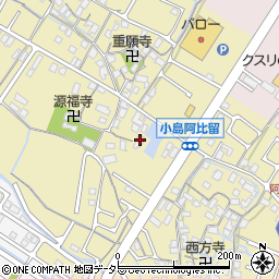 滋賀県守山市小島町1593周辺の地図