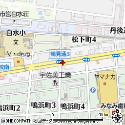 愛知県名古屋市南区鶴見通周辺の地図