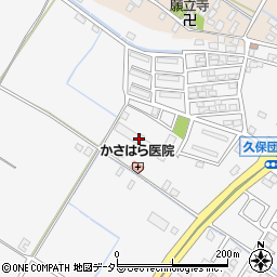 市営住宅新久保団地周辺の地図