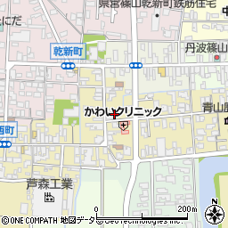 兵庫県丹波篠山市西町21周辺の地図