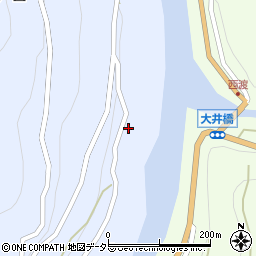 静岡県浜松市天竜区佐久間町戸口1周辺の地図