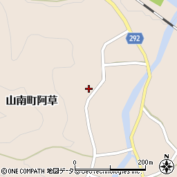 兵庫県丹波市山南町阿草853周辺の地図