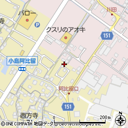 滋賀県守山市小島町1322周辺の地図