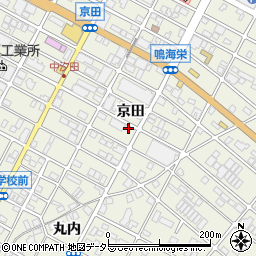 愛知県名古屋市緑区鳴海町京田周辺の地図