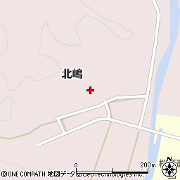 兵庫県丹波篠山市北嶋周辺の地図