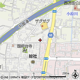 岡山県津山市総社65-1周辺の地図