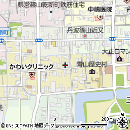 兵庫県丹波篠山市北新町79-2周辺の地図
