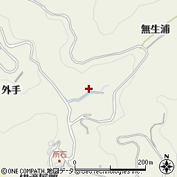 愛知県豊田市石楠町無生浦周辺の地図