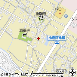 滋賀県守山市小島町1581周辺の地図