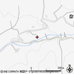 静岡県伊豆の国市奈古谷周辺の地図