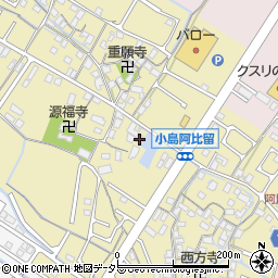 滋賀県守山市小島町1594周辺の地図