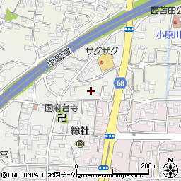岡山県津山市総社62周辺の地図