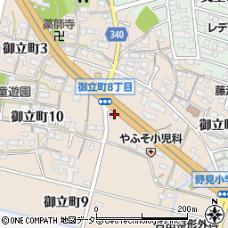 肉のはせ川 豊田御立町店周辺の地図