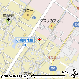 滋賀県守山市小島町1341周辺の地図