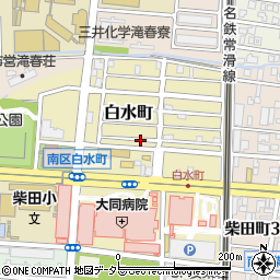 〒457-0818 愛知県名古屋市南区白水町の地図
