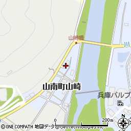 兵庫県丹波市山南町山崎11周辺の地図
