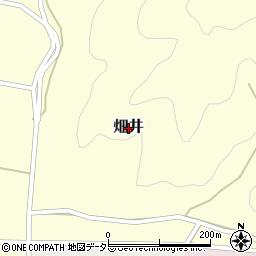 兵庫県丹波篠山市畑井周辺の地図