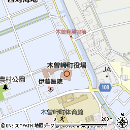 木曽岬町立図書館周辺の地図