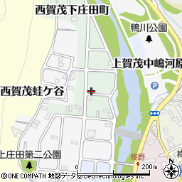 京都府京都市北区西賀茂下庄田町191周辺の地図