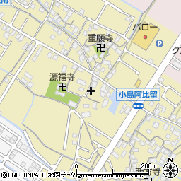 滋賀県守山市小島町1575周辺の地図