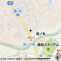 愛知県名古屋市緑区諸の木2丁目2508周辺の地図