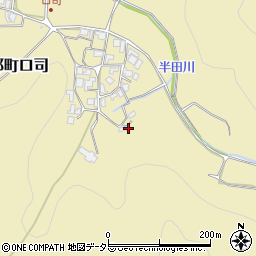 京都府南丹市園部町口司奥ケ原周辺の地図