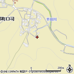 京都府南丹市園部町口司（奥ケ原）周辺の地図