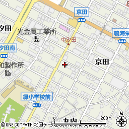 愛知県名古屋市緑区鳴海町京田141周辺の地図