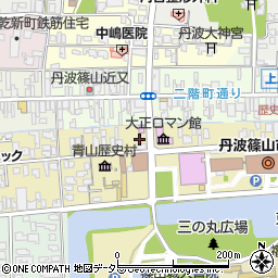 丹波篠山市大手前北駐車場周辺の地図