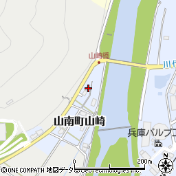 兵庫県丹波市山南町山崎9周辺の地図