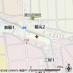 愛知県弥富市大縄場町周辺の地図