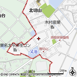愛知県愛知郡東郷町春木南切山周辺の地図