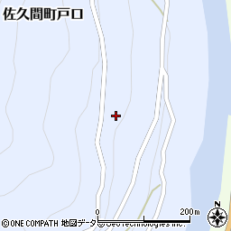 静岡県浜松市天竜区佐久間町戸口94周辺の地図