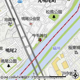 愛知県名古屋市南区元鳴尾町218周辺の地図