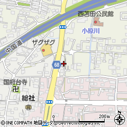 岡山県津山市総社72-1周辺の地図